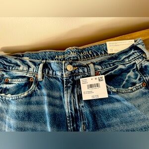 New American Eagle Dreamy Drape Super High Rise Baggy Wide Leg sz 10